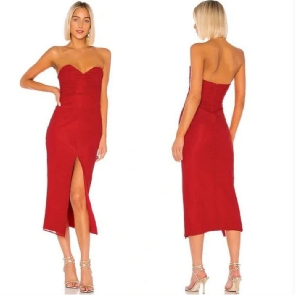NWT Lovers + Friends Cubales Midi Dress.
